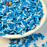 Whale Blue Fimo Fake Polymer Clay Sprinkles Kawaii Jimmies Funfetti Sprinkle