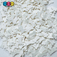 White Dog Bones 5 and 10 mm Fimo Slices Fake Clay Sprinkle Doggy Bone Decoden 10 grams / 10mm Sprinkle