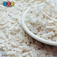White Fish Bone 10Mm Fake Clay Sprinkles Decoden Fimo Jimmies Sprinkle