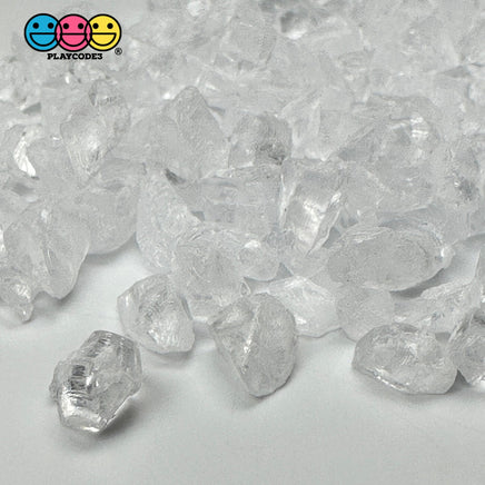 White Silica Acrylic Sand 100 Grams Slime Filler Fake Lava Rock Candy Sprinkle