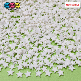 20/100 Grams White Star Clay Sprinkles