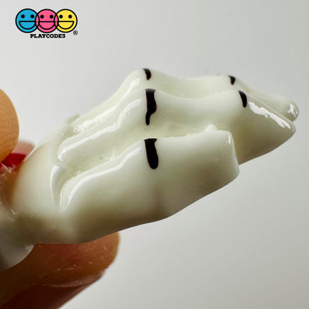 White Zombie Hands Charm Plastic Party Favors Halloween Cabochons 10 Pcs Playcode3 Llc