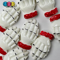 White Zombie Hands Charm Plastic Party Favors Halloween Cabochons 10 Pcs Playcode3 Llc