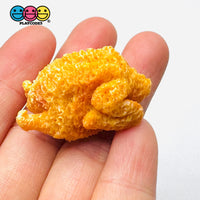 3D Tiny Small Fake Whole Fried Chicken Food Cabochons Decoden Charm 5pcs PLAYCODE3 LLC Charm