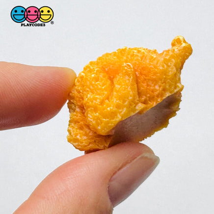 3D Tiny Small Fake Whole Fried Chicken Food Cabochons Decoden Charm 5pcs PLAYCODE3 LLC Charm