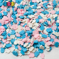 Winter Gloves Holiday White Pink Blue 5Mm Fake Clay Sprinkles Decoden Fimo Jimmies 10 Grams Sprinkle