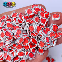 Winter Kawaii Cute Mitten Holiday Christmas Fake Clay Sprinkles Decoden Fimo Jimmies Playcode3 Llc