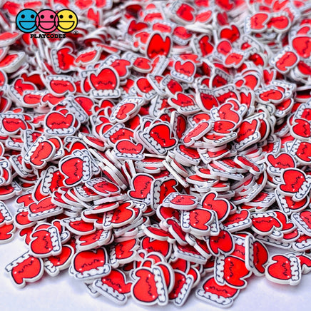 Winter Kawaii Cute Mitten Holiday Christmas Fake Clay Sprinkles Decoden Fimo Jimmies Playcode3 Llc