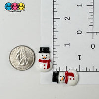 Winter Snowman Hat Christmas Holiday Flatback Cabochons Decoden Charm 10 Pcs Playcode3 Llc