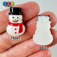 Winter Snowman Hat Christmas Holiday Flatback Cabochons Decoden Charm 10 Pcs Playcode3 Llc