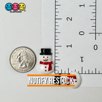 Winter Snowman Hat Christmas Holiday Flatback Cabochons Decoden Charm 10 Pcs Playcode3 Llc