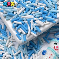 Winter Wonderland Christmas Mix Decoden Polymer Clay Sprinkles Jimmies 20 Grams Sprinkle