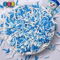 Winter Wonderland Christmas Mix Decoden Polymer Clay Sprinkles Jimmies Sprinkle