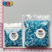 Winter Wonderland Christmas Mix Nonpareil Glass 1.9Mm Beads Caviar Faux Sprinkles Decoden Bead