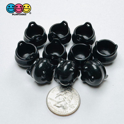 Witch Cauldron Pot Mini Halloween Holiday Cabochons Decoden Charm 10 pcs Charm
