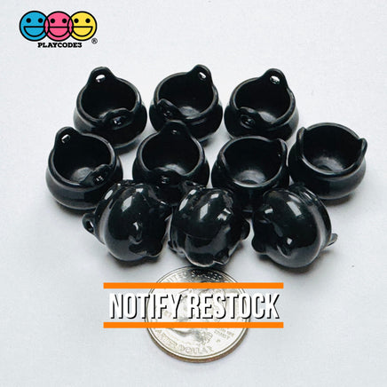 Witch Cauldron Pot Mini Halloween Holiday Cabochons Decoden Charm 10 pcs Charm
