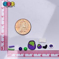 Witches Bone Brew Cauldron Eyes Bats Beads Fimo Mix Fake Clay Sprinkles Halloween Sprinkle