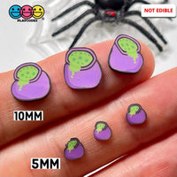 Witches Cauldron Green Goop Brew Fimo Slices Halloween Theme Fake Clay Sprinkles 10/5Mm Sprinkle