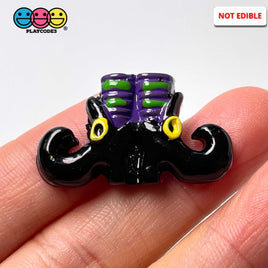 Witches Feet Flatback Witch Legs Shoes Charm Halloween Cabochons 10 Pcs Playcode3 Llc