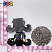 Witches Feet Flatback Witch Legs Shoes Charm Halloween Cabochons 10 Pcs Playcode3 Llc