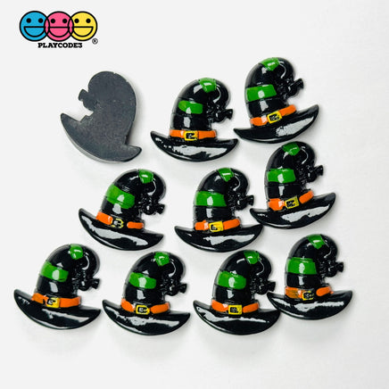 Witches Hat Flatback Witch Hats Charm Halloween Cabochons Decoden 10 pcs Charm