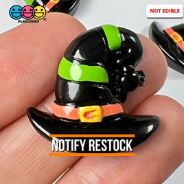 Witches Hat Flatback Witch Hats Charm Halloween Cabochons 10 Pcs