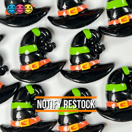 Witches Hat Flatback Witch Hats Charm Halloween Cabochons 10 Pcs