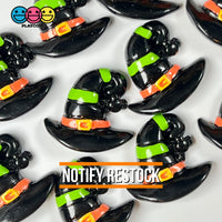 Witches Hat Flatback Witch Hats Charm Halloween Cabochons 10 Pcs