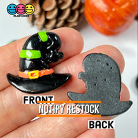 Witches Hat Flatback Witch Hats Charm Halloween Cabochons 10 Pcs