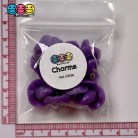 Witches Hat Purple Mini Charm Halloween Cabochons 10 Pcs