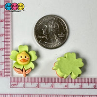 Yellow Chick Flower Easter Flat Back Charms Cabochons Decoden Charm 10 Pcs Playcode3 Llc