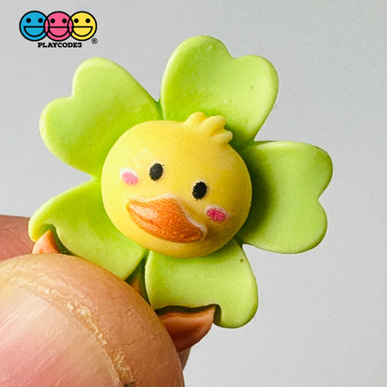 Yellow Chick Flower Easter Flat Back Charms Cabochons Decoden Charm 10 Pcs Playcode3 Llc