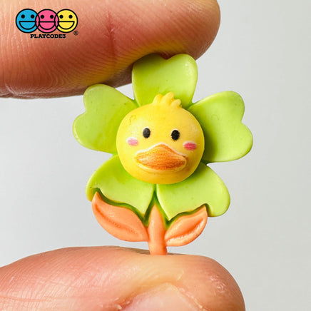 Yellow Chick Flower Easter Flat Back Charms Cabochons Decoden Charm 10 Pcs Playcode3 Llc