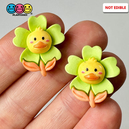 Yellow Chick Flower Easter Flat Back Charms Cabochons Decoden Charm 10 Pcs Playcode3 Llc