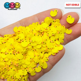 Yellow Duck Fake Clay Sprinkles Polymer Slime Supplies Fake Bake Craft Supply - 10 - Fake Food