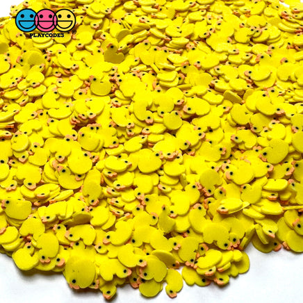 Yellow Duck Fake Clay Sprinkles Polymer Slime Supplies Fake Bake Craft Supply - 100 - Fake Food