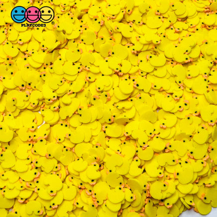 Yellow Duck Fake Clay Sprinkles Polymer Slime Supplies Fake Bake Craft Supply - Fake Food