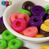 Cheerios Froot Loops Cereal Charms Fake Food Decoden 20 pcs 5 Colors