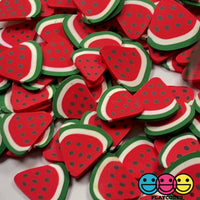 Watermelon Large Fimo Slices Polymer Clay Watermelons Fake Sprinkles 20/10mm