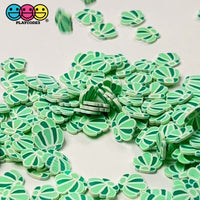 Sea Shells Green Fake Clay Sprinkles Fimo Decoden Jimmies Funfetti