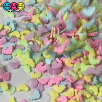 Bat Pastel Colors Halloween Mix Fimo Fake Polymer Clay Sprinkles Jimmies Funfetti