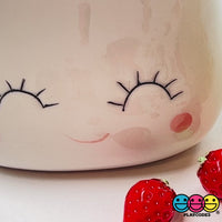 Strawberry Whole Strawberries Tiny 3D Mini Charms Fake Fruit Cabochons Decoden 10 pcs