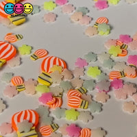 Hot Air Balloon Festival Fimo Fake Polymer Clay Sprinkles Jimmies Funfetti