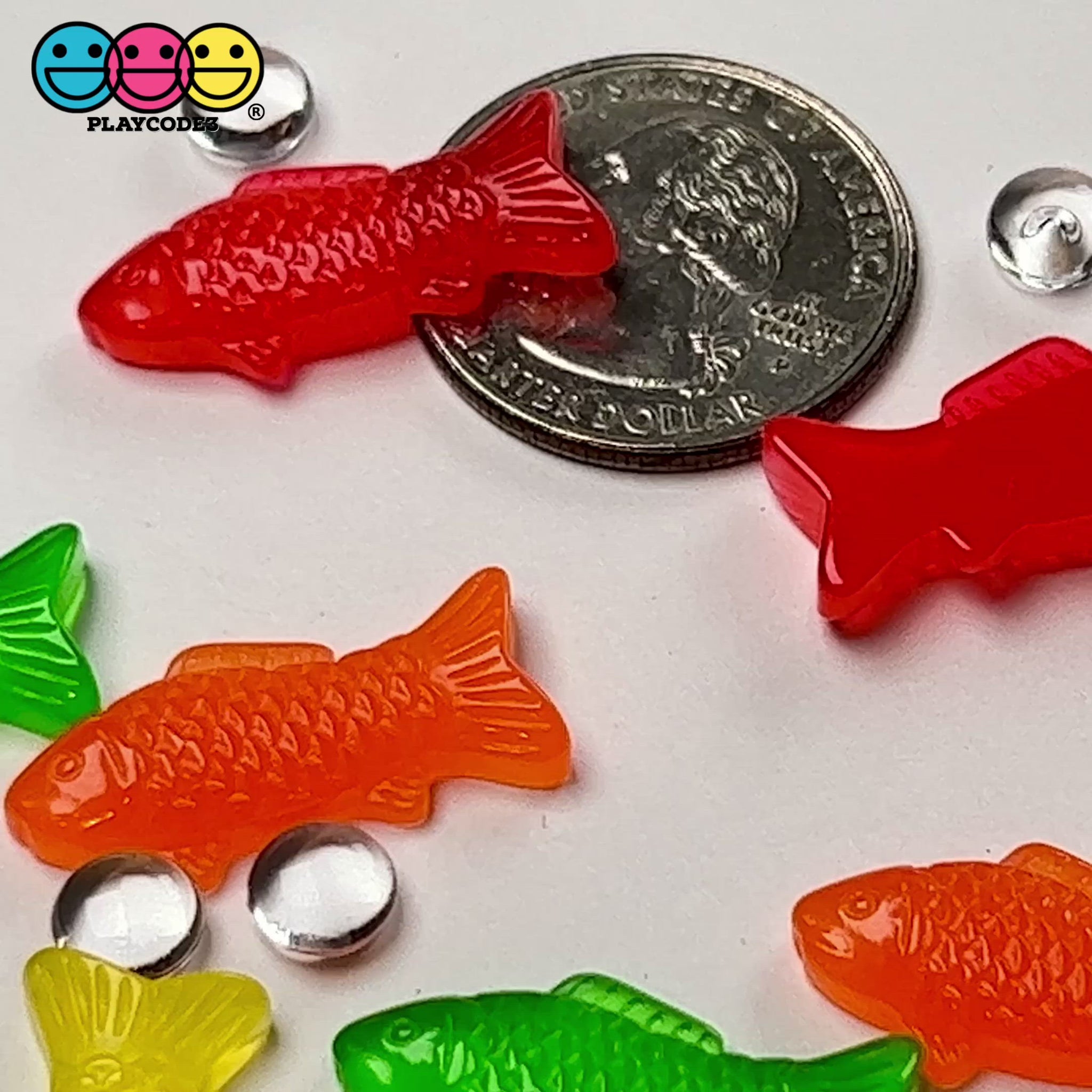 1 Box 20pcs Epoxy Resin Charms Colorful Beer Drinks Fish Mushroom Bear Cat Cactus Pencil Animal Cabochons Charms for Jewelry Making Charms Bracelets