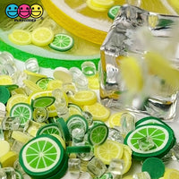 Lemon Lime Iced Mix Fimo Faux Mixed Sprinkles Slushies Fake Food Ice Funfetti