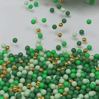 Nonpareil Acrylic Faux Beads Saint Patrick's Day Holiday Mix Decoden