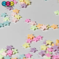Star Pastel Mixed Colors Fimo Slices Mix Fake Clay Sprinkles Easter Decoden Jimmies