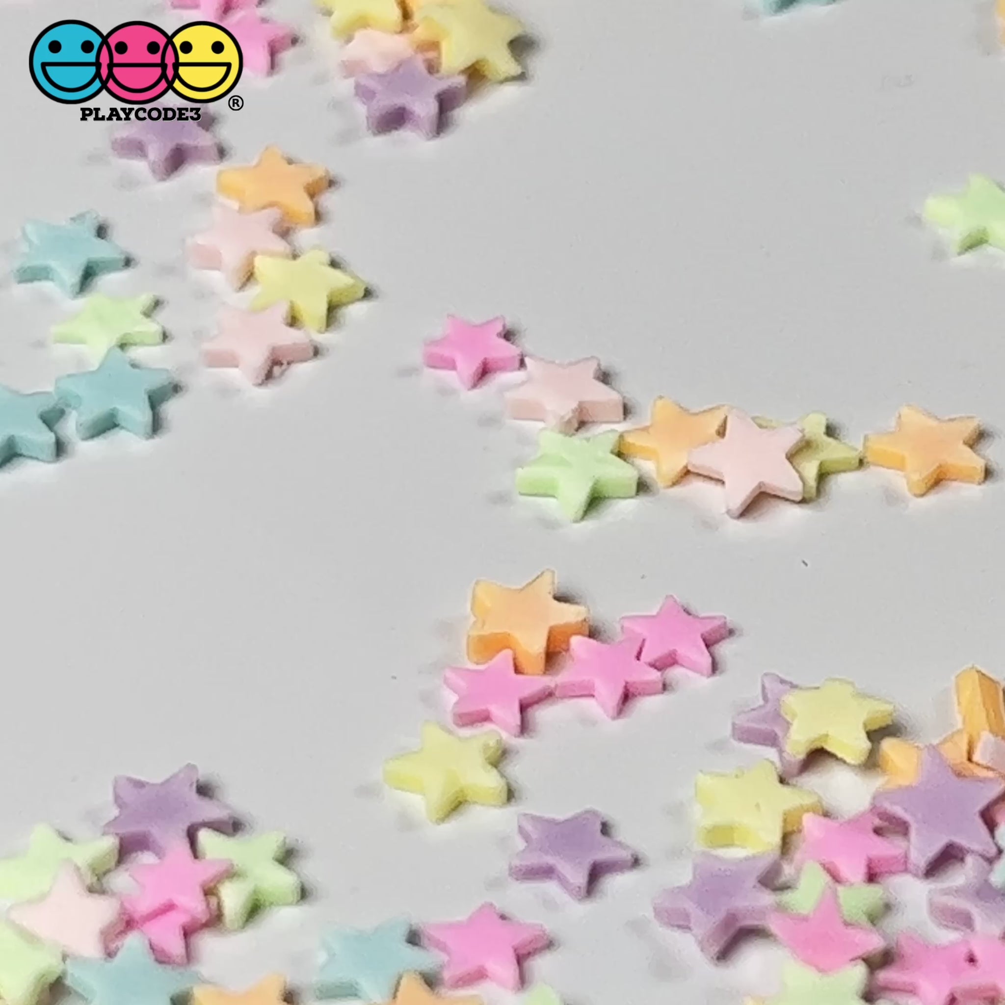 Pastel STARS Sprinkles - Polymer Clay Sprinkles - Fake Sprinkles - Cla –  Posh Glitter, LLC