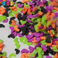 Bat Multi Color Halloween Mix Fimo Fake Polymer Clay Sprinkles Jimmies Funfetti