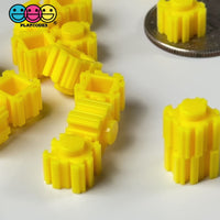 Yellow Micro Diamond Building Blocks Crunchy Slime Crunch 200 pcs